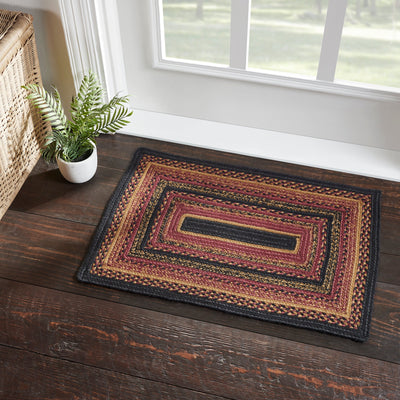 Heritage Farms Jute Braided Rug Rect. with Rug Pad 20