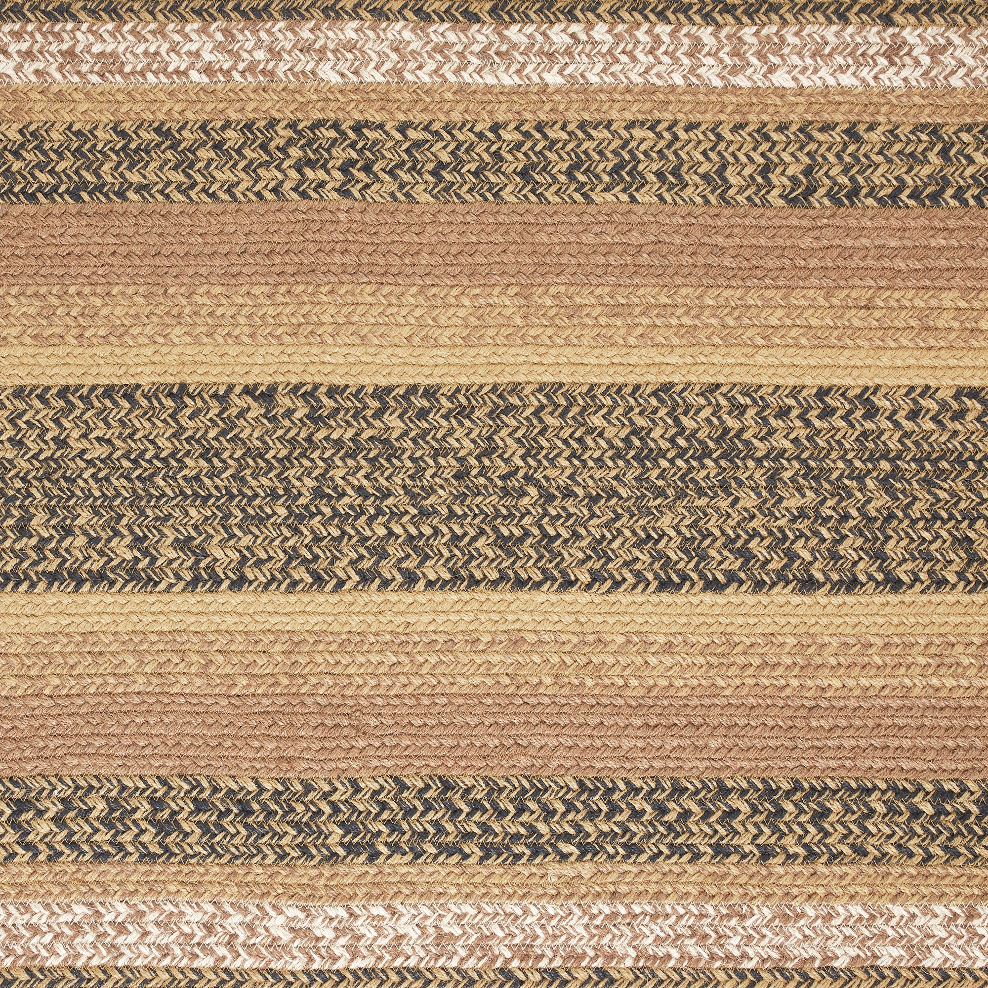 Kettle Grove Jute Braided Rug/Runner Rect. with Rug Pad 2'x6.5' VHC Brands