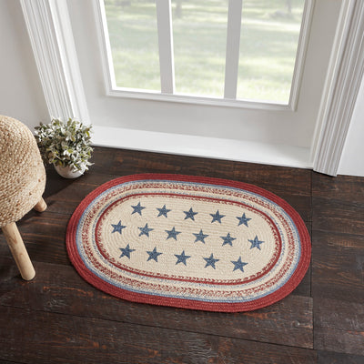 Celebration Jute Braided Rug Oval w/ Pad 24