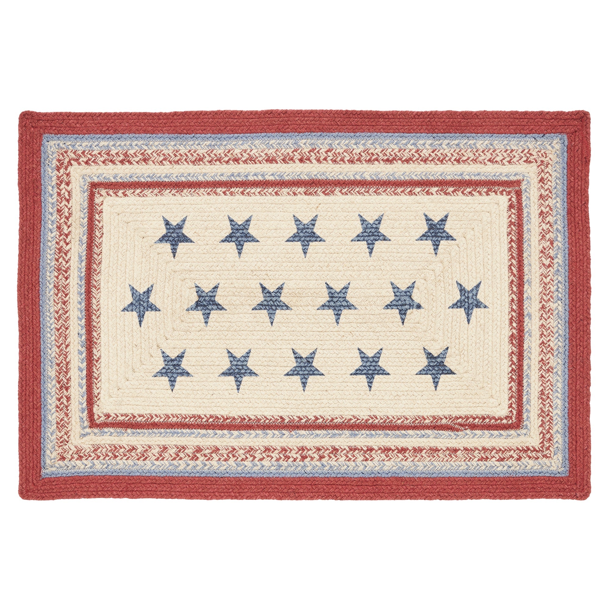 Celebration Jute Braided Rug Rect w/ Pad 2'x3' VHC Brands