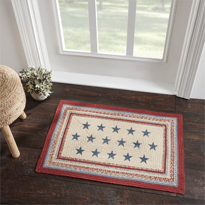 Celebration Jute Braided Rug Rect w/ Pad 2'x3' VHC Brands