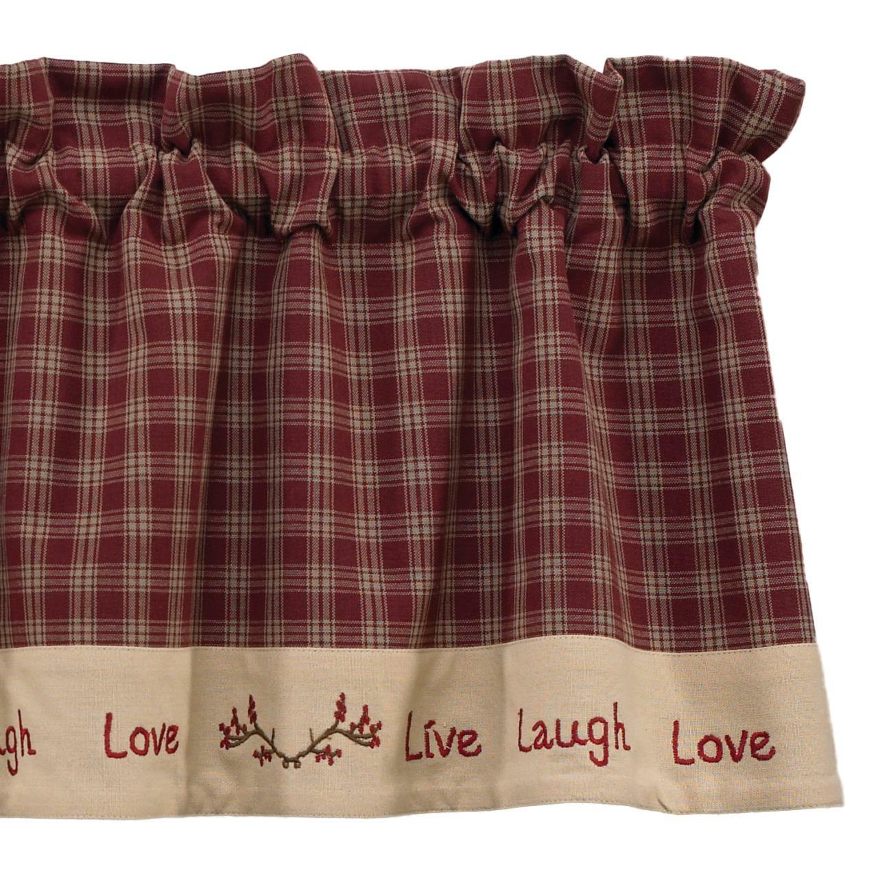 Sturbridge Live, Laugh, Love Valance Park designs