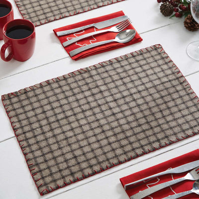 Weston Placemat Set of 6 12x18 VHC Brands
