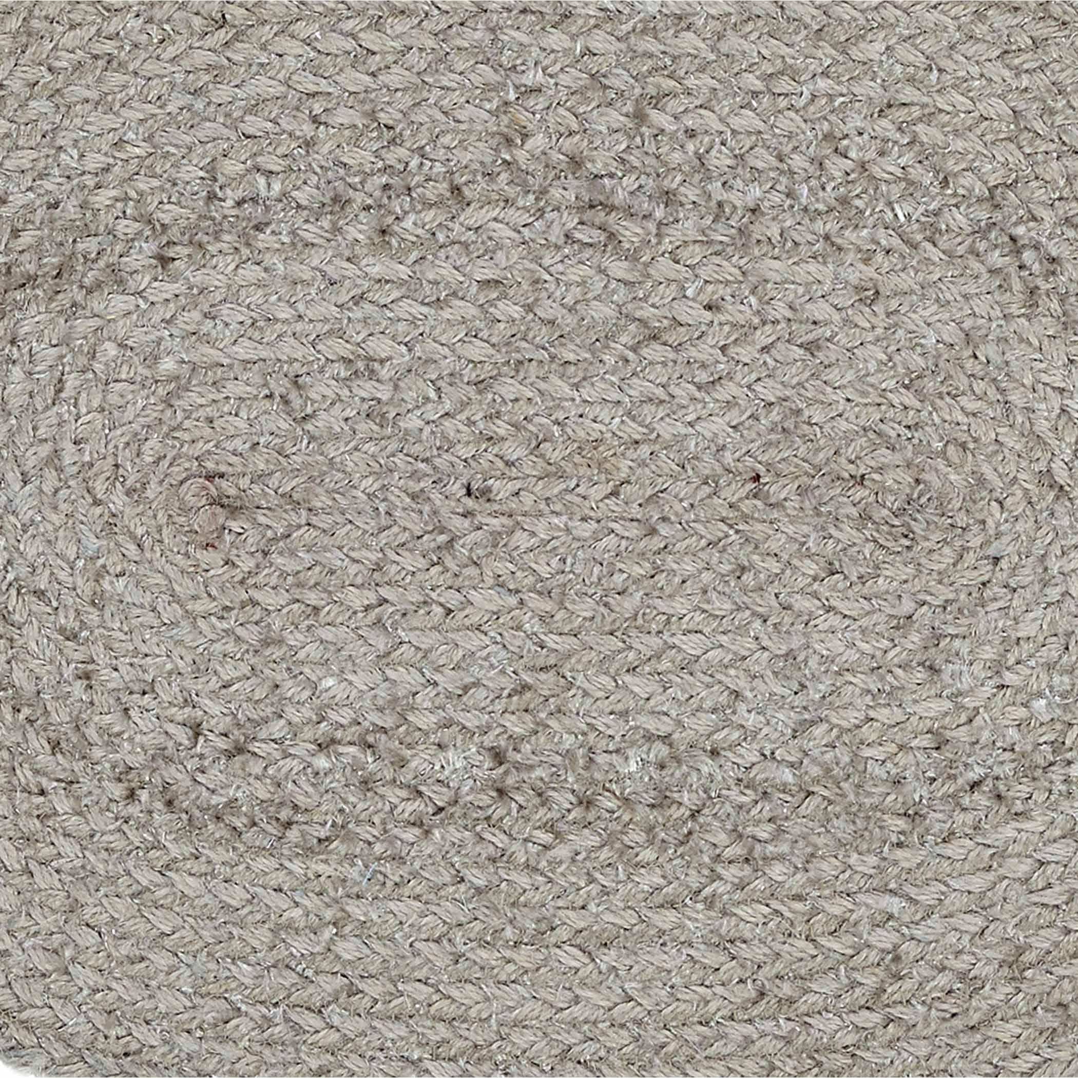Dyani Silver Jute Braided Placemat Set of 6 VHC Brands - The Fox Decor