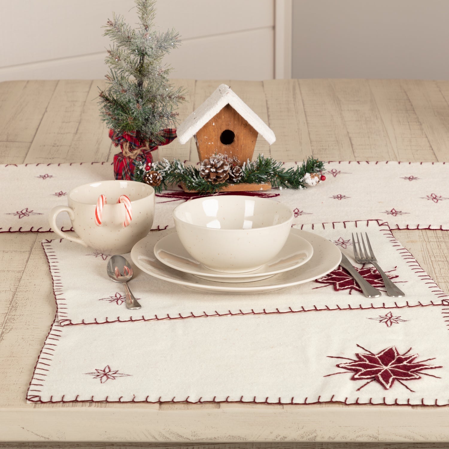 North Star Placemat Set of 6 12x18 VHC Brands