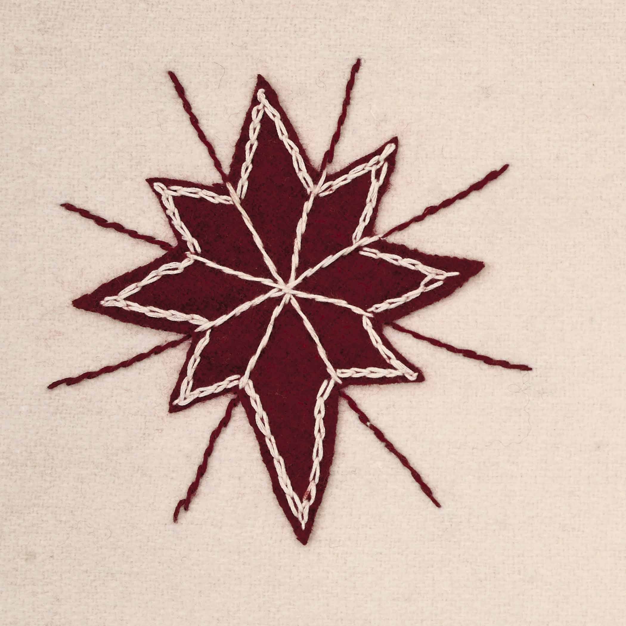 North Star Placemat Set of 6 12x18 VHC Brands