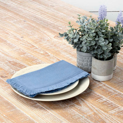 Haven Blue Napkin Set of 6 VHC Brands