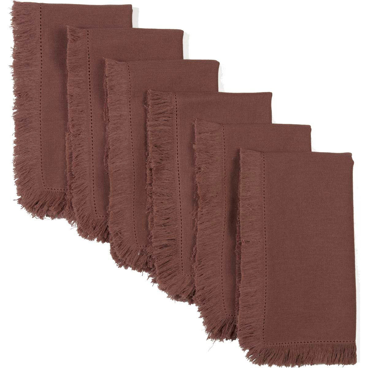 Haven Mauve Napkin Set of 6 18x18 VHC Brand