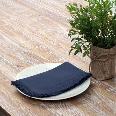 Haven Navy Napkin Set of 6 VHC Brands