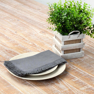 Haven Medium Grey Napkin Set of 6 VHC Brands