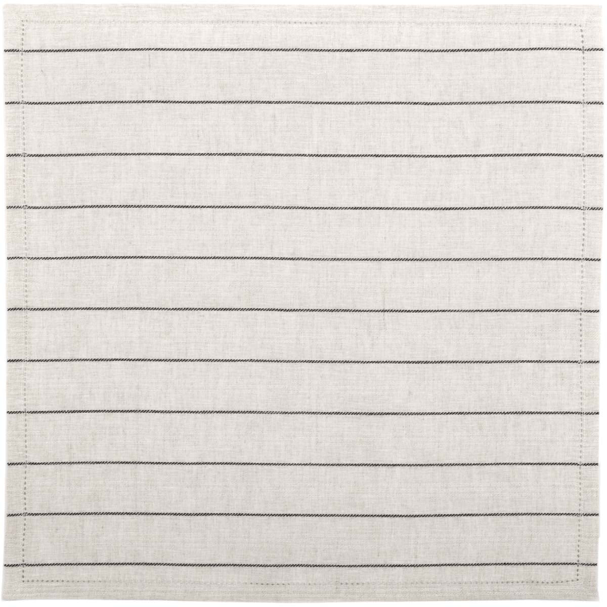 Charley Black Napkin Set of 6 18x18 VHC Brand