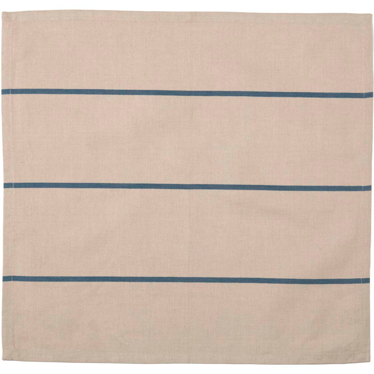 Lauren Steel Blue Napkin Set of 6 18x18 VHC Brands
