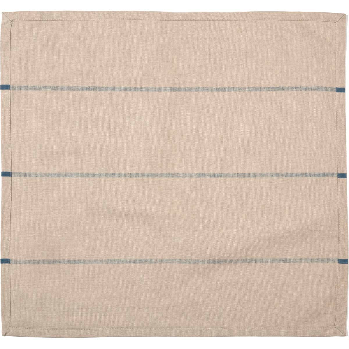Lauren Steel Blue Napkin Set of 6 18x18 VHC Brands
