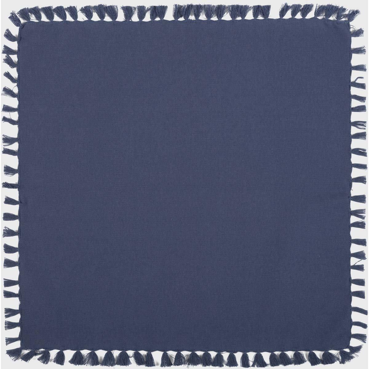 Cassidy Navy Napkin Set of 6 VHC Brands - The Fox Decor