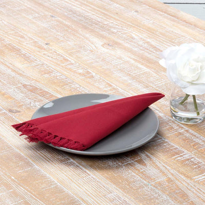 Cassidy Red Napkin Set of 6 VHC Brands