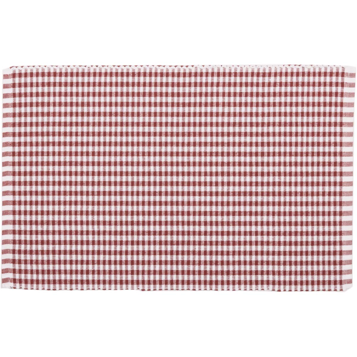 Tara Rust Ribbed Placemat Set of 6 12x18 VHC Brand