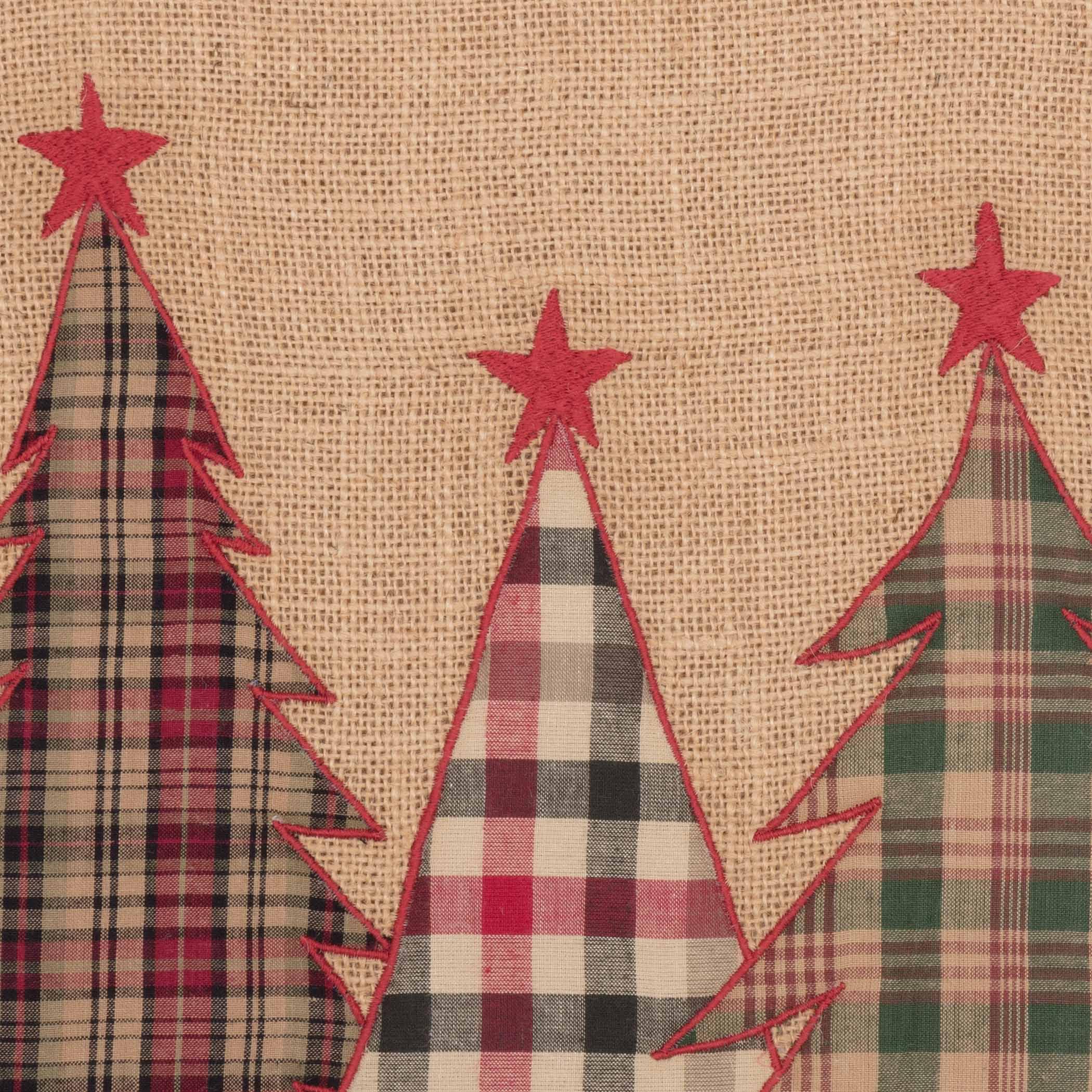 Clement Applique Tree Placemat Set of 6 VHC Brands - The Fox Decor