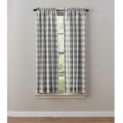 Wicklow Curtain Panels - Dove 72x63 Unlined Park Designs
