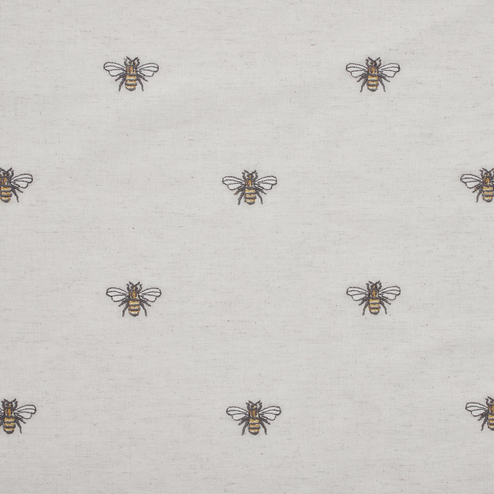 Embroidered Bee Valance Curtain 16"x90" VHC Brands