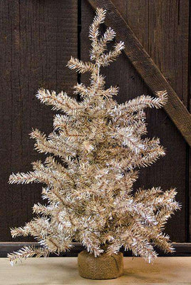 Antique Silver Pine Tree -24