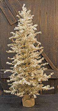 Antique Silver Pine Tree - 48