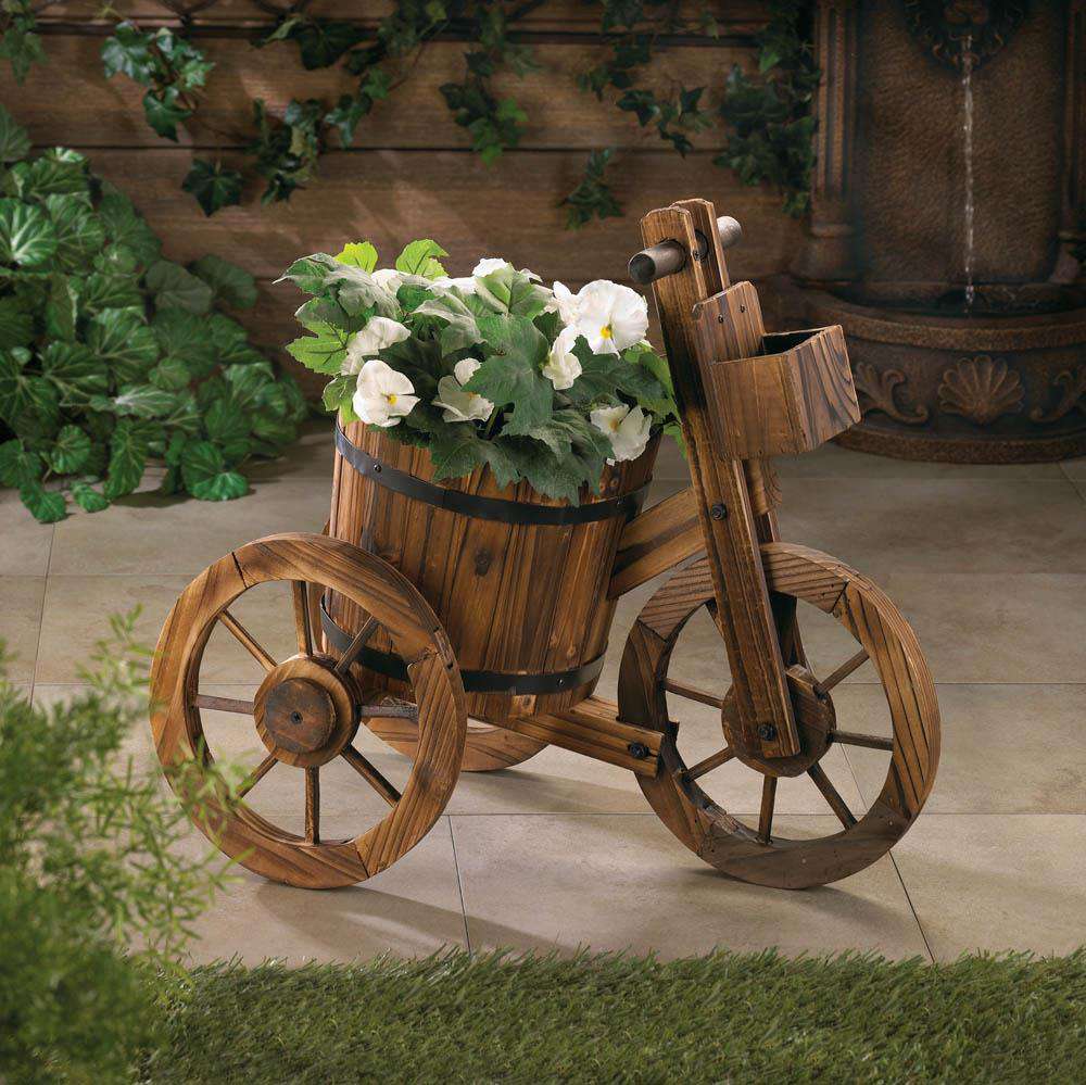 Barrel Tricycle Planter Gallery of Light 