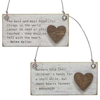Best Things Charm Ornament, 2 Asst.