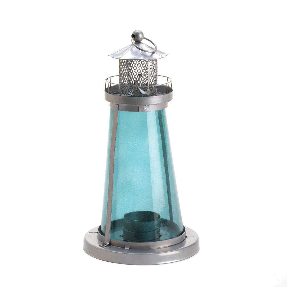 Blue Watch Tower Candle Lantern Lamp Gallery of Light 