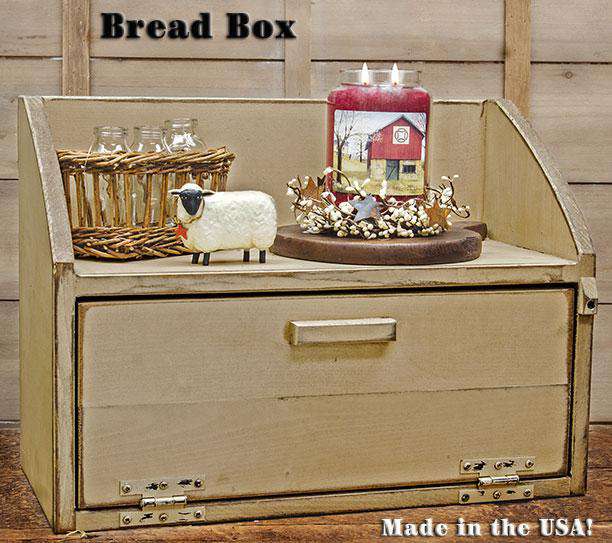 Bread Box w/Shelf Kitchen Decor CWI+ 