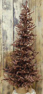 Brown Pine Tree w/Burlap Base, 4 ft. Pine CWI+ 