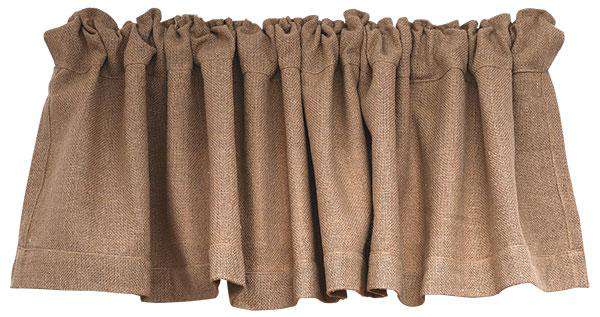 Burlap Valance Burlap CWI+ 