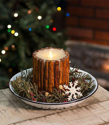 Cinnamon Stick Luminara Candle, 4x5