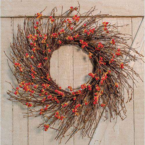 Country Bittersweet Wreath, 22" Fall CWI+ 
