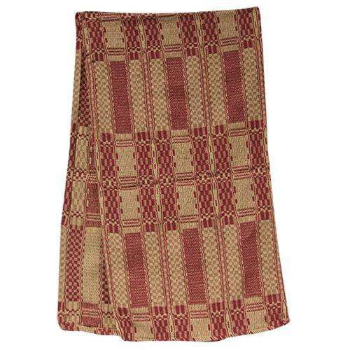 Cranberry & Tan Long Runner Tabletop CWI+ 