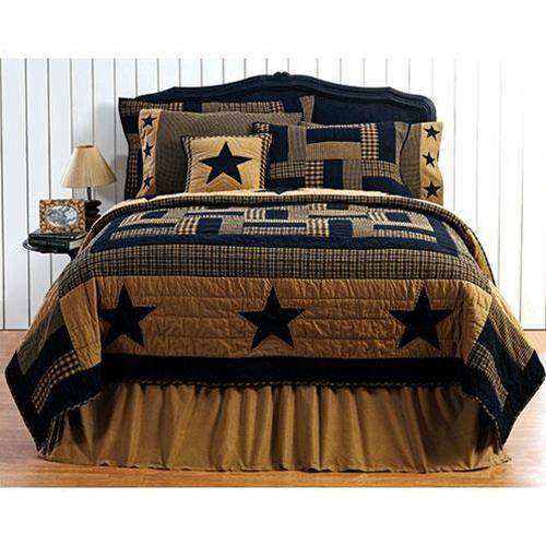 Delaware Star Queen Quilt Bedding CWI Gifts 