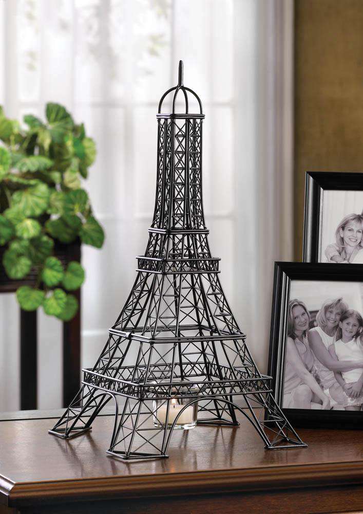Eiffel Tower Candle Holder Accent Plus 