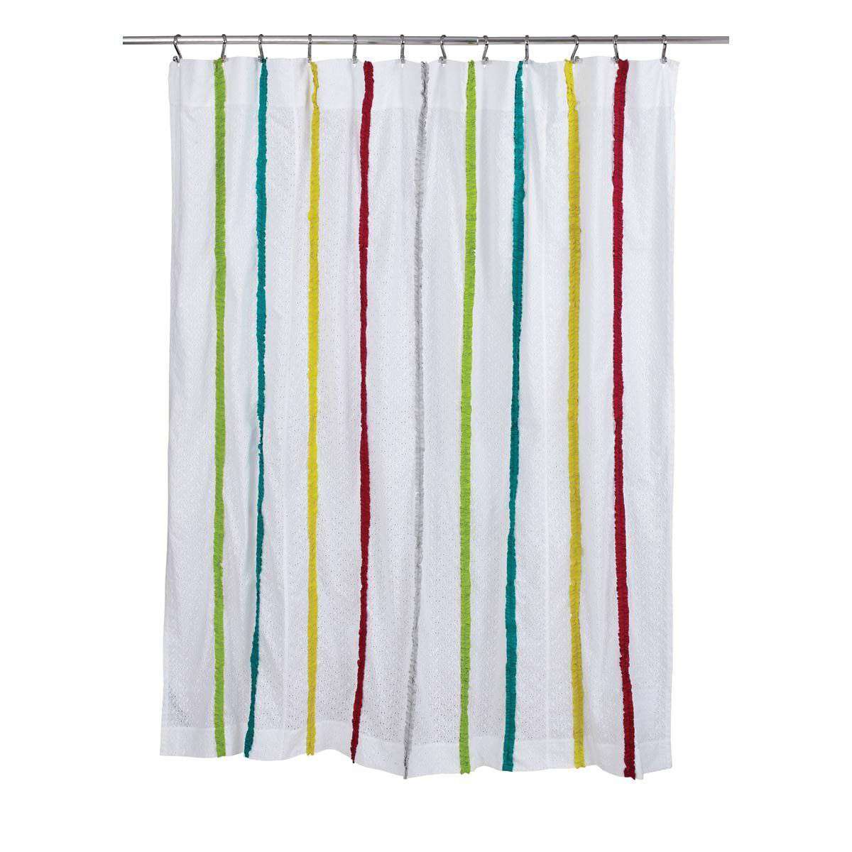 Everly Shower Curtain 72"x72" curtain VHC Brands 