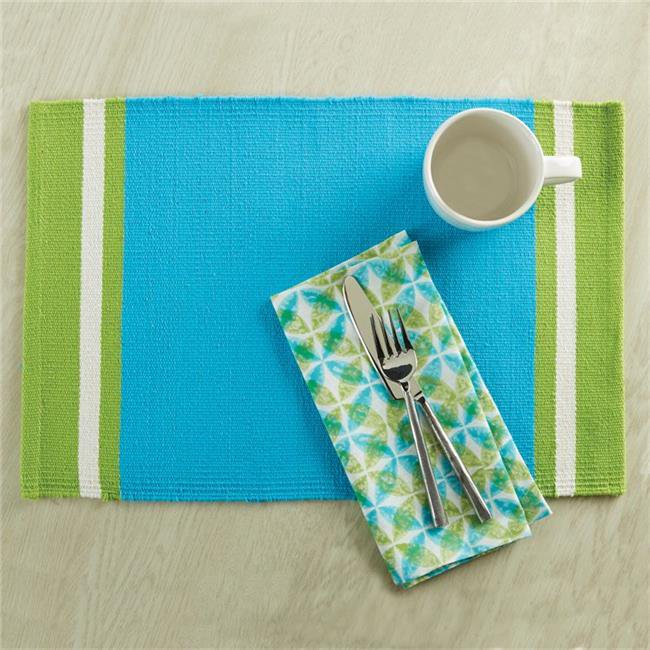 Aqua Cargo Stripe Placemat - Set Of 6 Park Designs