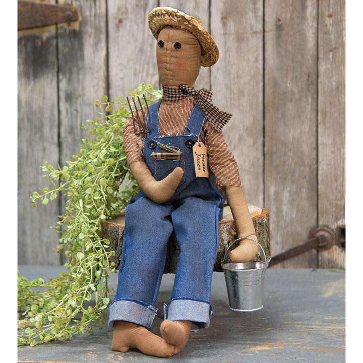 Farmer Jones Doll Farmhouse Decor CWI+ 