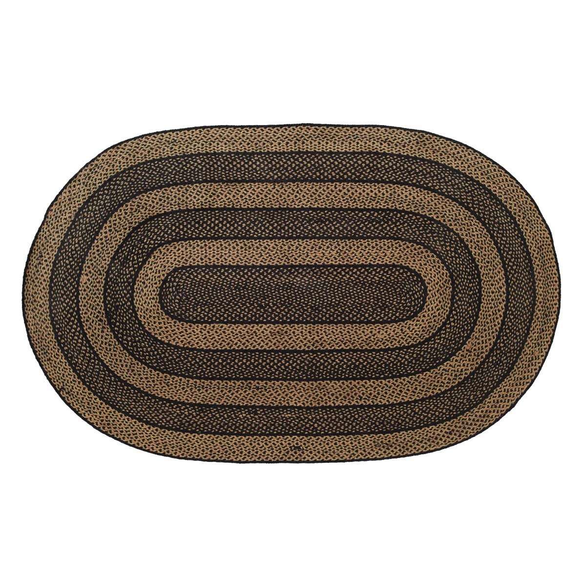 Farmhouse Jute Braided Rugs Oval VHC Brands Rugs VHC Brands 