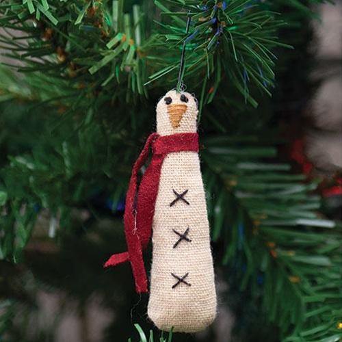 6/Set, Skinny Snowman Ornaments - The Fox Decor