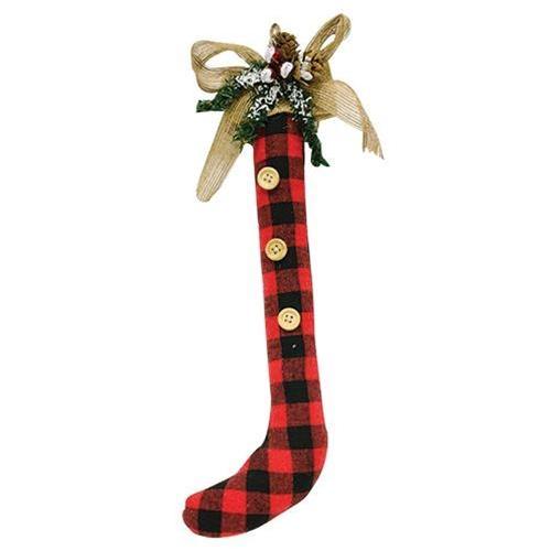 Buffalo Check Stocking Ornament - The Fox Decor