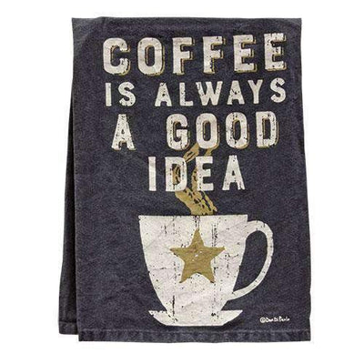 Coffee is always a Good Idea Kitchen Dish Towel