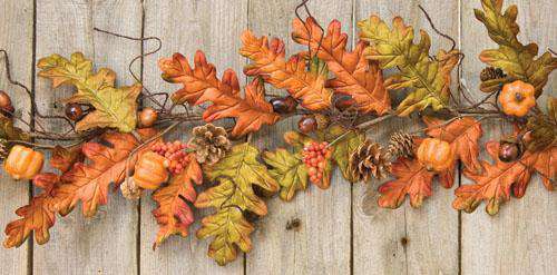 Harvest Leaves Garland - 4 Foot Fall CWI+ 