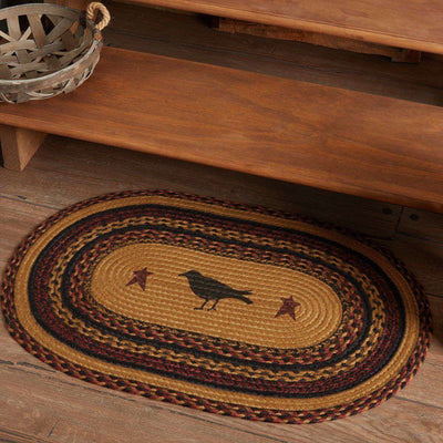 Heritage Farms Crow Jute Braided Rug Oval