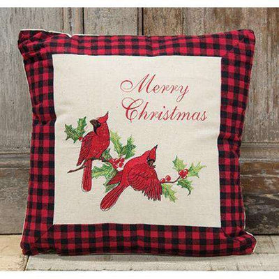 *Holiday Cardinal Pillow, 16