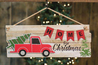 Home for Christmas Hanging Sign