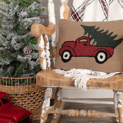Hooked Truck Pillow, 14