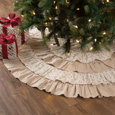 Carol Christmas Tree Skirt 60 VHC Brands