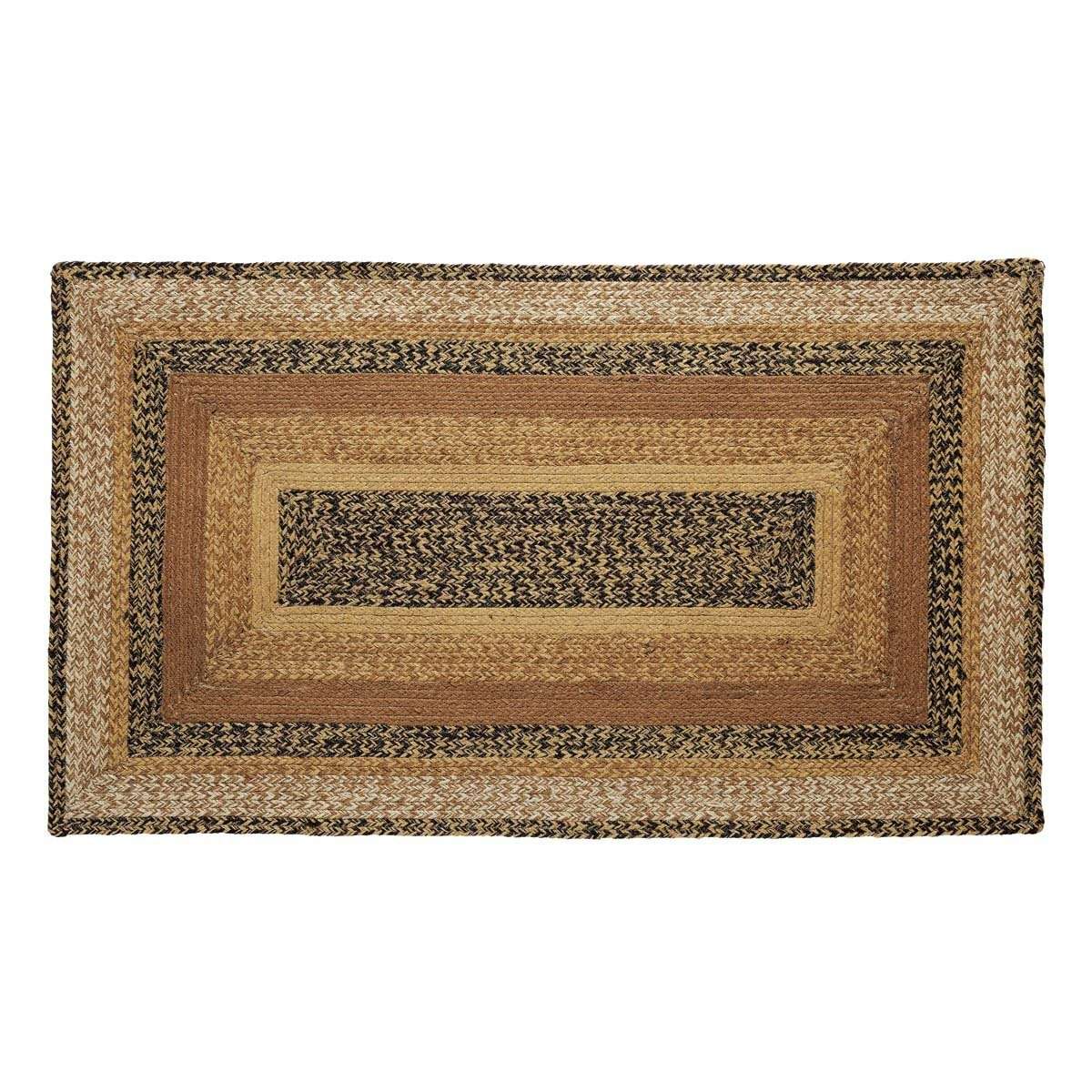 Kettle Grove Jute Braided Rugs Rectangular VHC Brands Rugs VHC Brands 